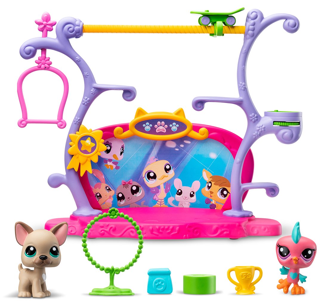 Коллекционные фигурки набор Littlest Pet Shop ШОУ ТАЛАНТОВ (2 фигурки, сцена, аксесс.) (00558) - Фото 1