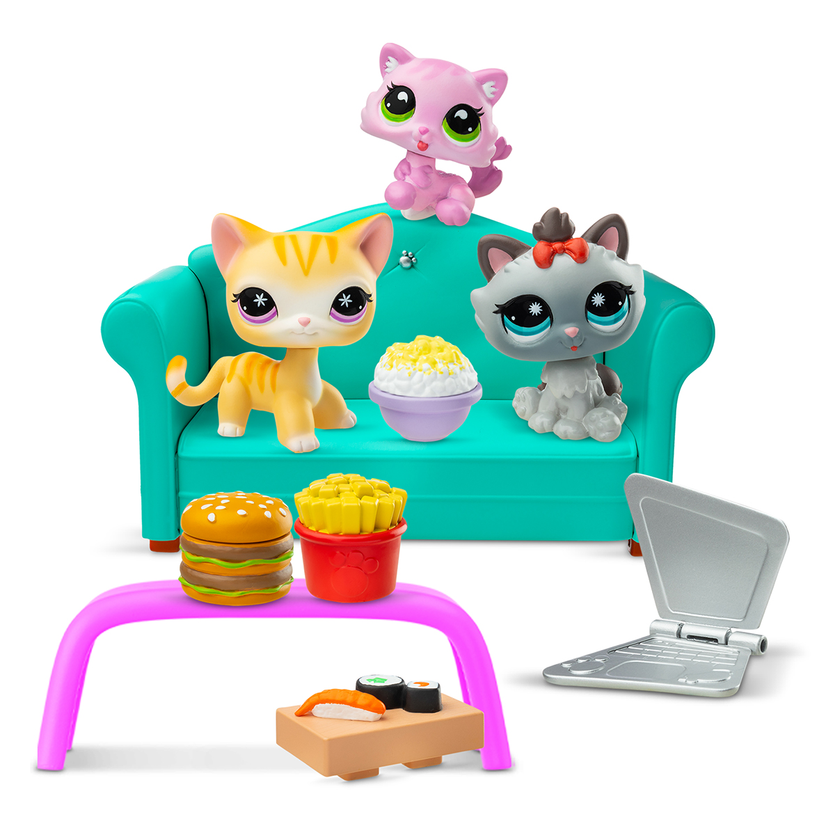 Коллекционные фигурки набор Littlest Pet Shop Вечеринка со вкусняшками (00636) - Фото 1