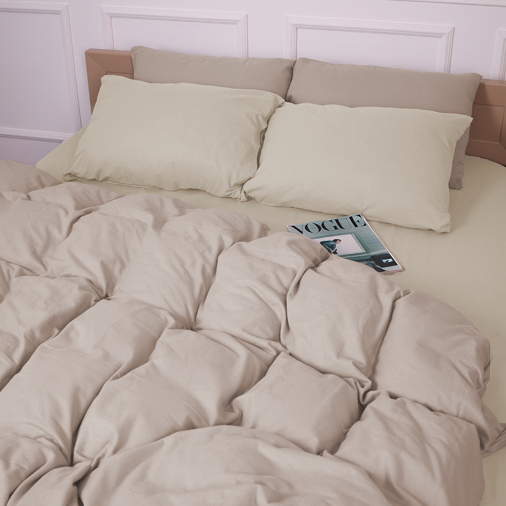 Купити Комплект постільної білизни MirSon 007-004 Milk/Cappuchino 2x143x210 см (2200009659454) - Фото 1 Комплект постільної білизни MirSon 007-004 Milk/Cappuchino 2x143x210 см (2200009659454) - Фото 1