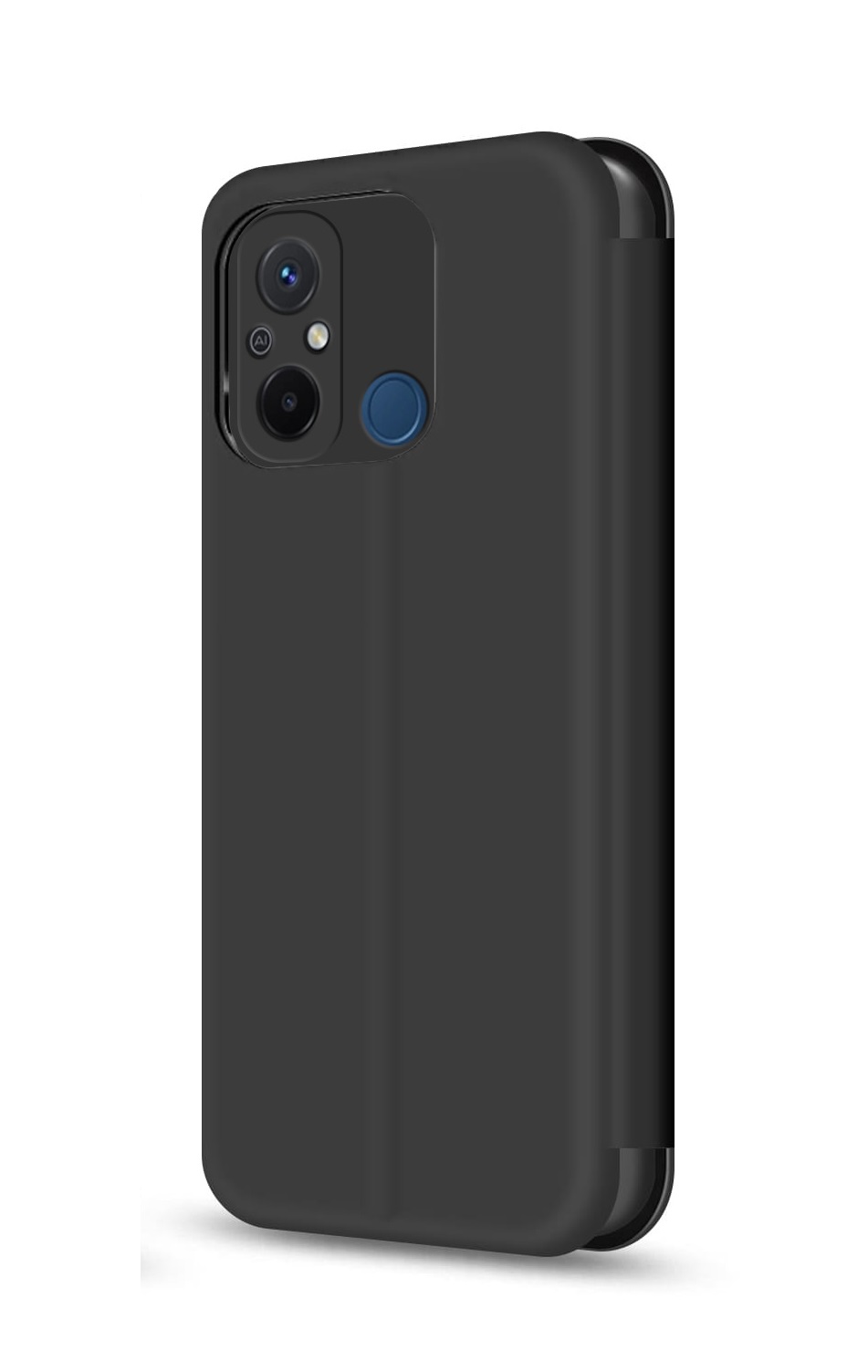 Чехол для смартфона MAKE for Xiaomi Redmi 12C Flip Black (MCP-XR12CBK) - Фото 1