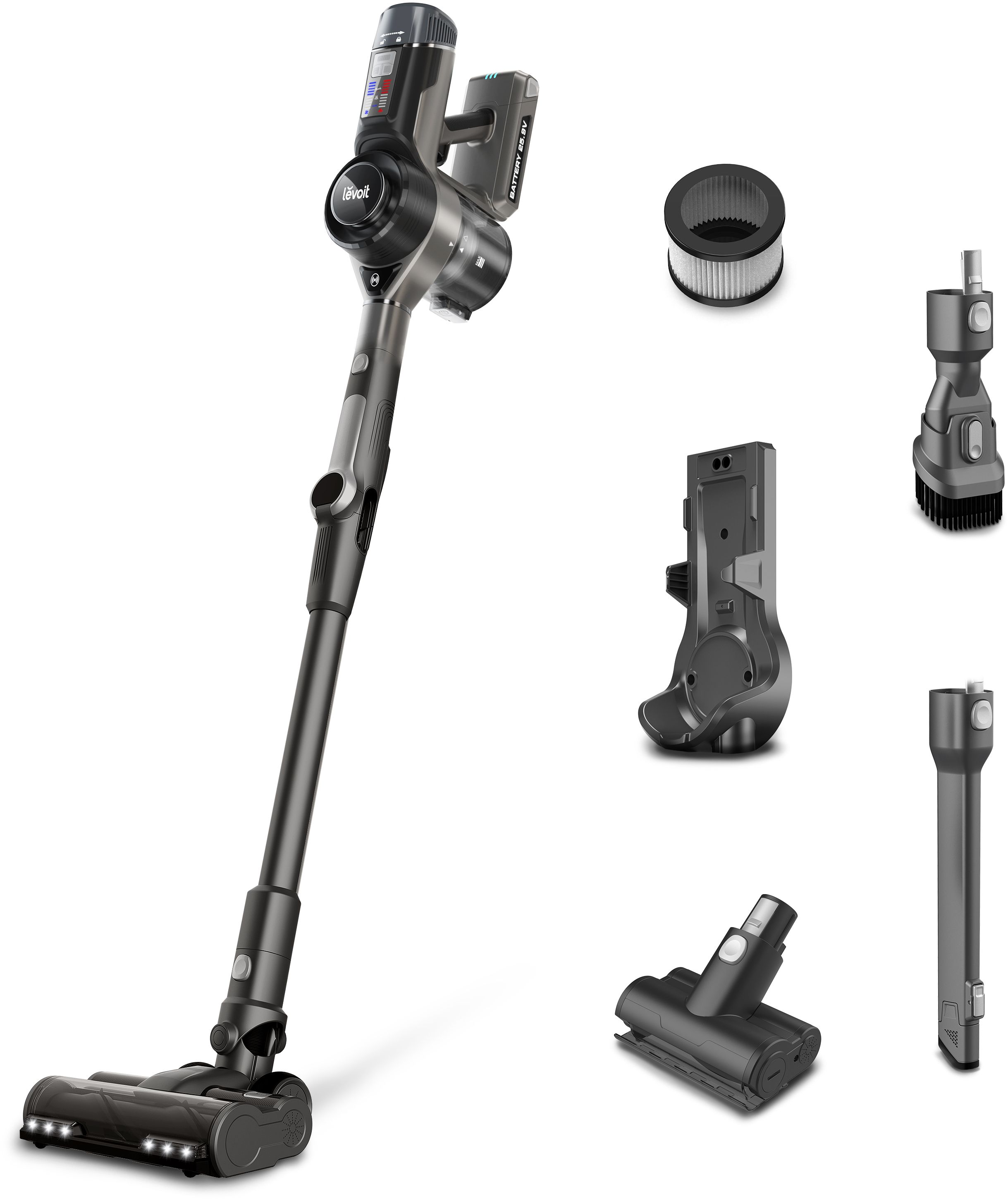 Пилосос ручний для дому Levoit VortexIQ 40 LSV-VF401-AEU (HEAPVCLVNEU0005Y) - Фото 1