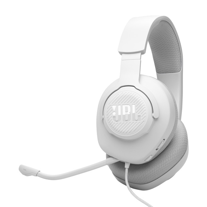 Гарнитура проводная игровая JBL Quantum 100M2 White (JBLQTUM100M2WHT) - Фото 1