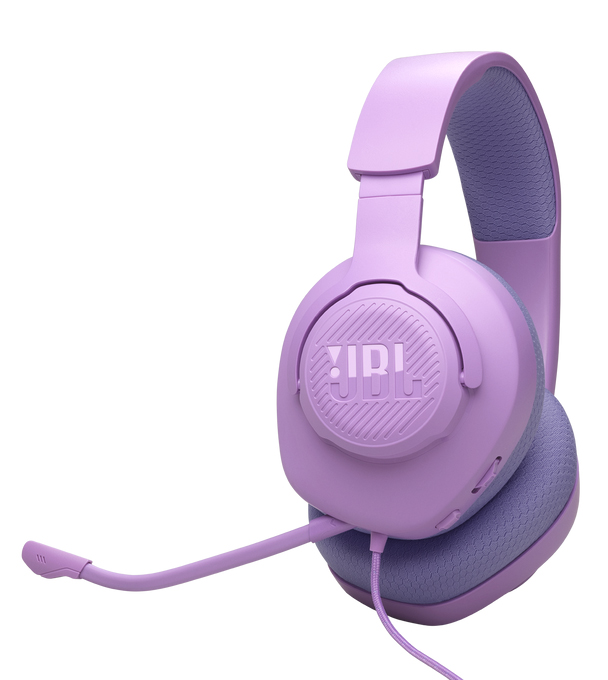 Гарнитура проводная игровая JBL Quantum 100M2 Purple (JBLQTUM100M2PUR) - Фото 1