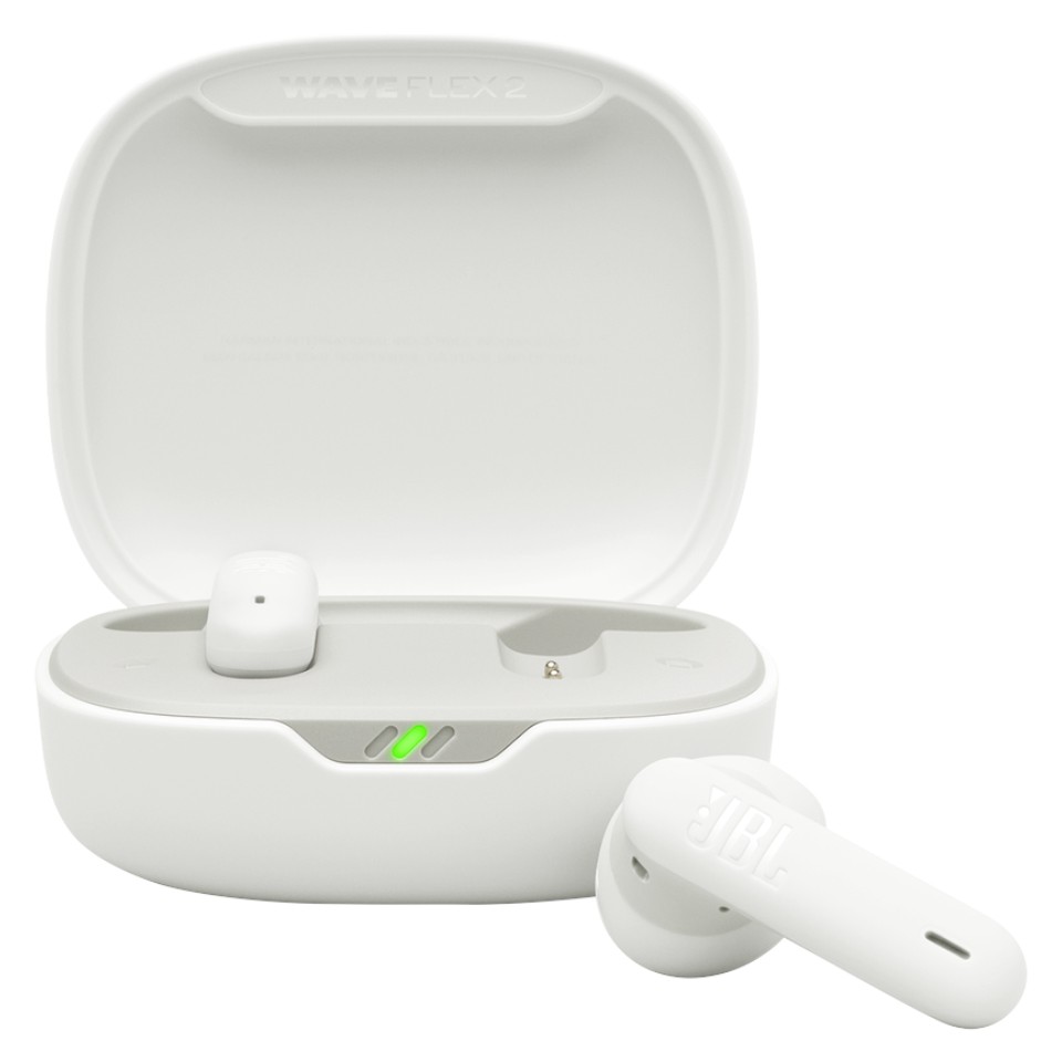Наушники вкладыши беспроводные TWS JBL Wave Flex 2 White (JBLWFLEX2WHT) - Фото 1