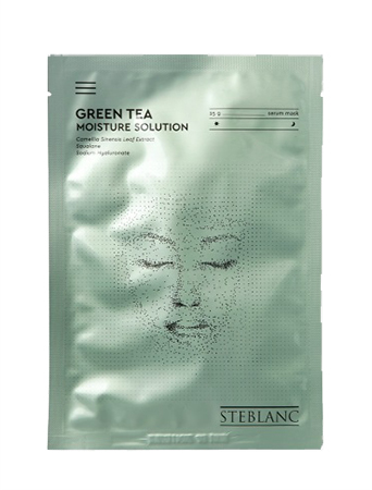 Маска для лица STEBLANC сыворотка увлажняющая GREENTEA 25 г (8809663752835) - Фото 1