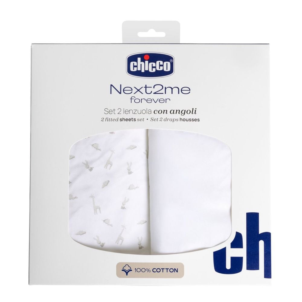 Простынь детская Chicco Next2Me Forever 2 пр. (01128.91) - Фото 1
