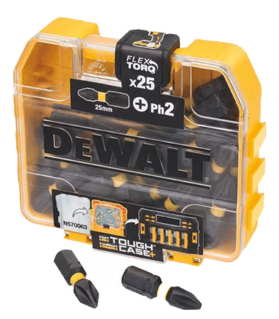 Набор бит для отвертки DeWALT EFT, Phillips 25 шт. (DT70555T) - Фото 1