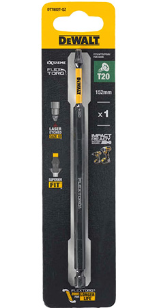 Бита для отвертки DeWALT EXTREME 152 мм (DT7802T) - Фото 1