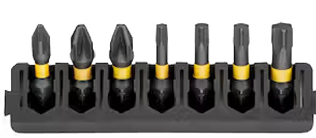 Набор бит для отвертки DeWALT FlexTorq 25 мм (DT70813) - Фото 1