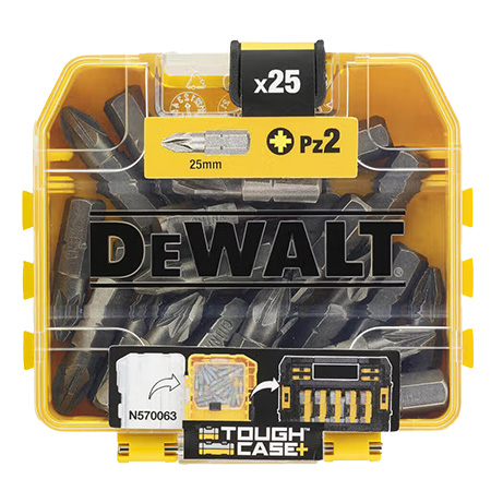 Набор бит для отвертки DeWALT Pozidriv 25 шт. (DT71521) - Фото 1