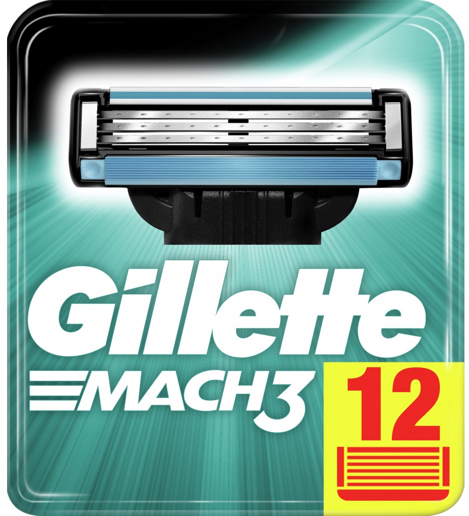 Картридж для станка мужского Gillette Mach 3 12 шт. (3014260323240) - Фото 1
