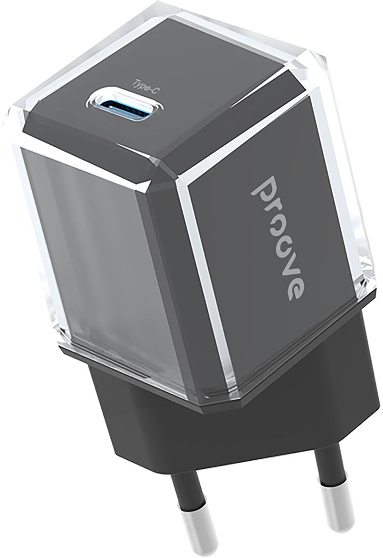 Сетевое зарядное устройство Proove Pure GaN 30W (Type-C) black (WCPU30012201) - Фото 1