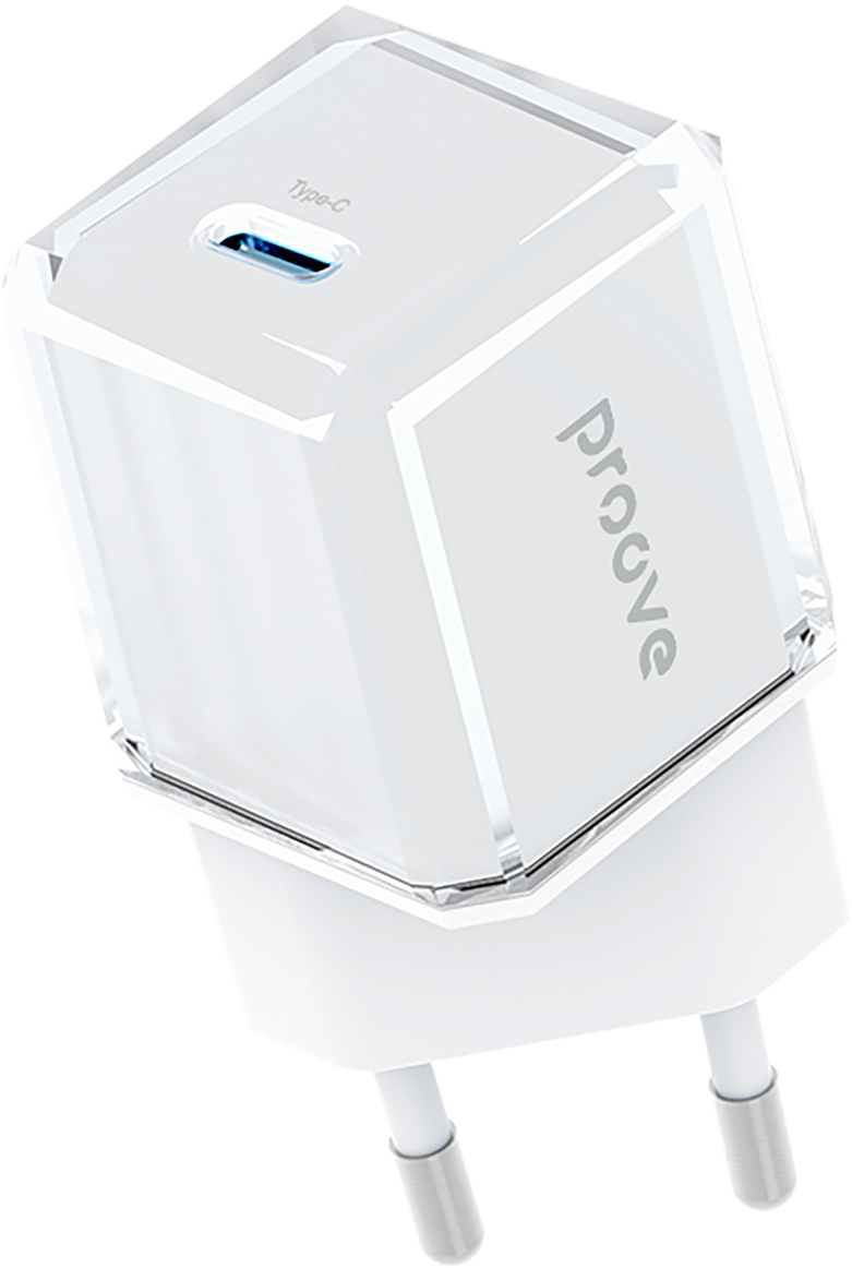 Сетевое зарядное устройство Proove Pure GaN 30W (Type-C) White (WCPU30012202) - Фото 1