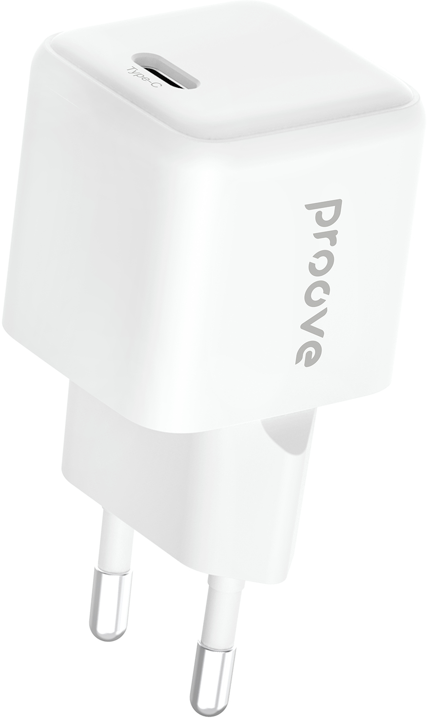 Сетевое зарядное устройство Proove Pocket GaN 25W (Type-C) white (WCPG25010202) - Фото 1