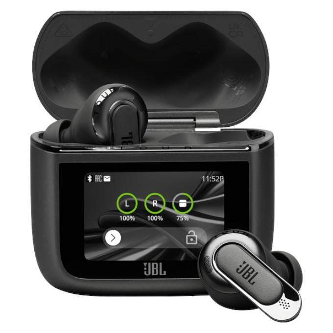 Наушники вкладыши беспроводные TWS JBL Tour Pro 3 Black (JBLTOURPRO3BLK) - Фото 1