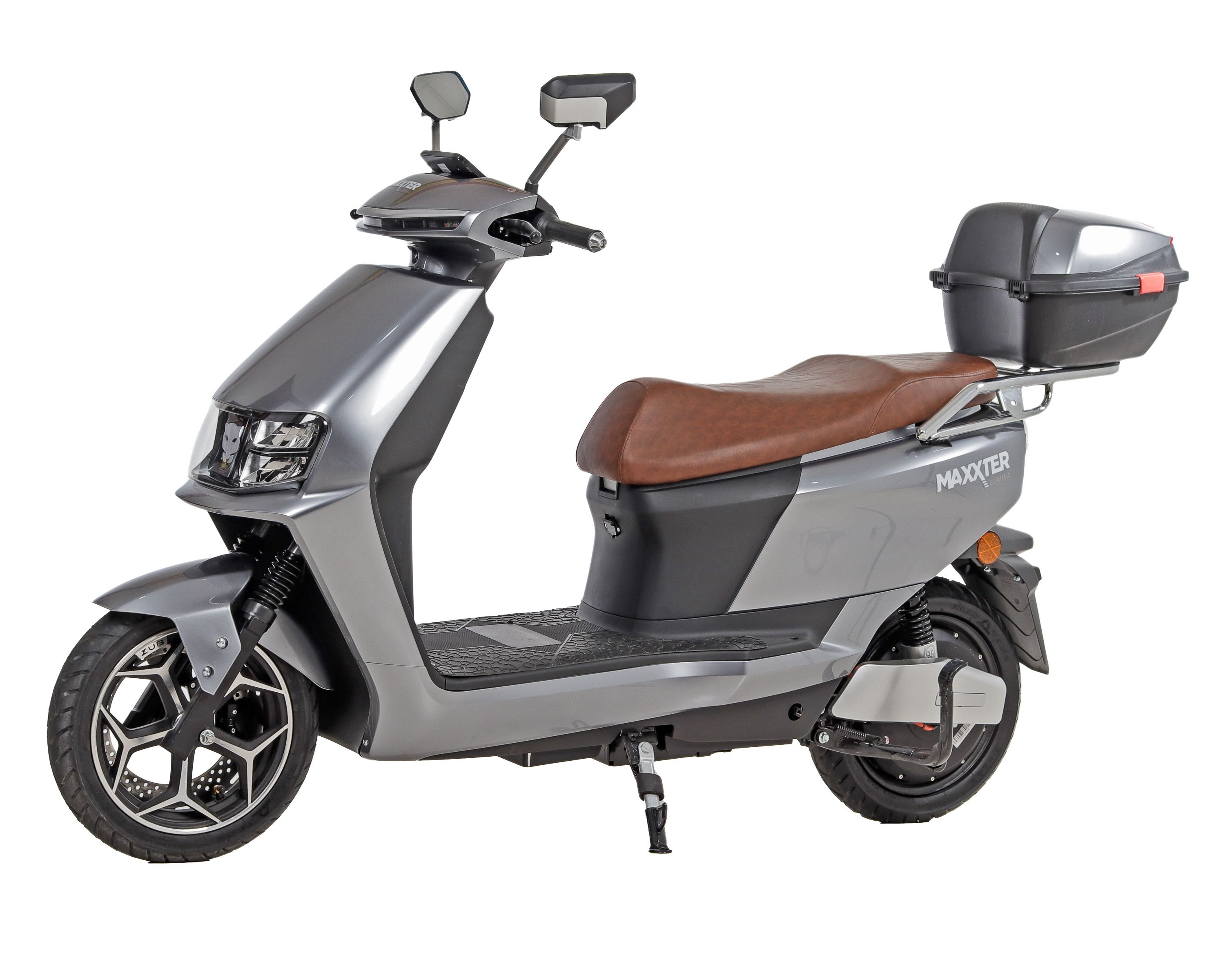 Электроскутер Maxxter LUMINA Silver - Фото 1