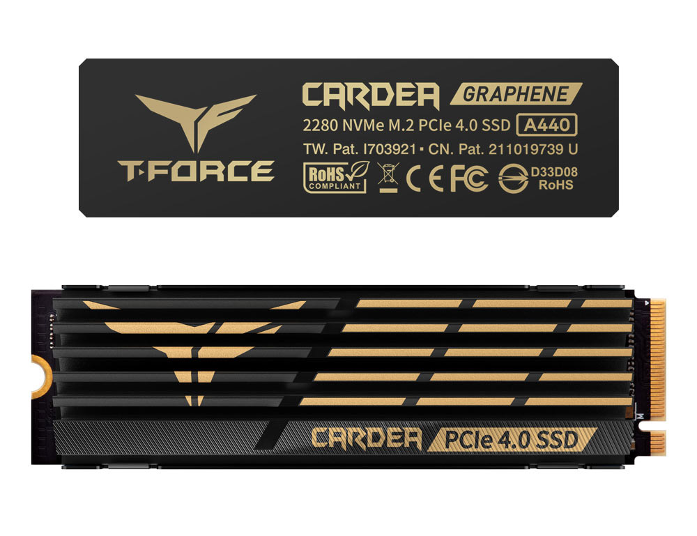 SSD-накопитель внутренний Team T-FORCE M.2-2280 PCI-E Gen4x4 A440 2TB RETAIL (TM8FPZ002T0C327) - Фото 1