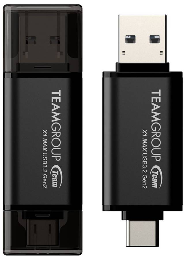 Флеш USB Team X1 MAX 128GB USB 3.2 Gen2 1000MB/s (TX1MAX3128GB01) - Фото 1