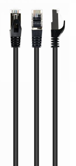Кабель патч-корд Cablexpert S/FTP 20m Black (PP6A-LSZHCU-BK-20M) - Фото 1
