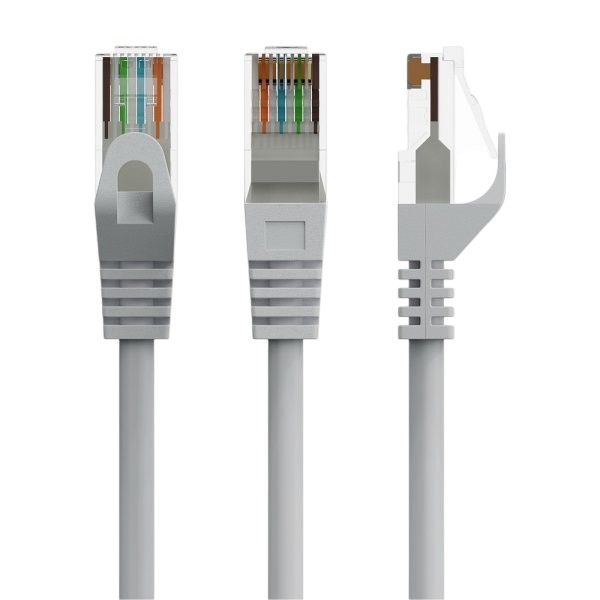 Кабель патч-корд Cablexpert Cat.6 UTP 1.5 m Grey (PP6U-1.5M) - Фото 1