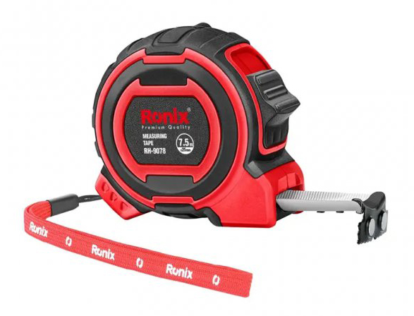 Рулетка Ronix 7.5 м (RH-9078) - Фото 1