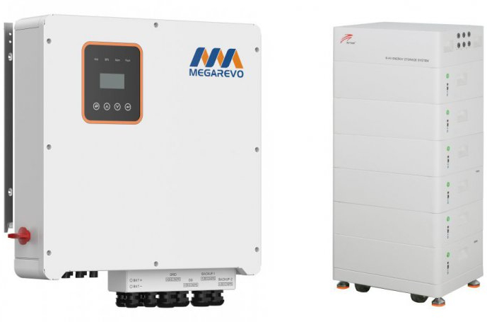 Система зберігання енергії MEGAREVO R12KH3/HV RESS-30KW (3ф.,12kW+батарея 30kW/h) - Фото 1