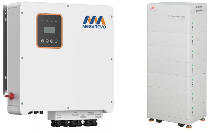 Система зберігання енергії MEGAREVO R12KH3/HV RESS-35KW (3ф.,12kW+батарея 35kW/h) - Фото 1
