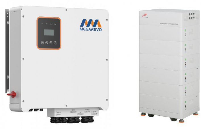 Система зберігання енергії MEGAREVO R15KH3/HV RESS-30KW (3ф.,15kW+батарея 30kW/h) - Фото 1