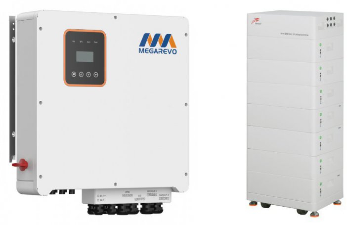 Система зберігання енергії MEGAREVO R15KH3/HV RESS-35KW (3ф.,15kW+батарея 35kW/h) - Фото 1
