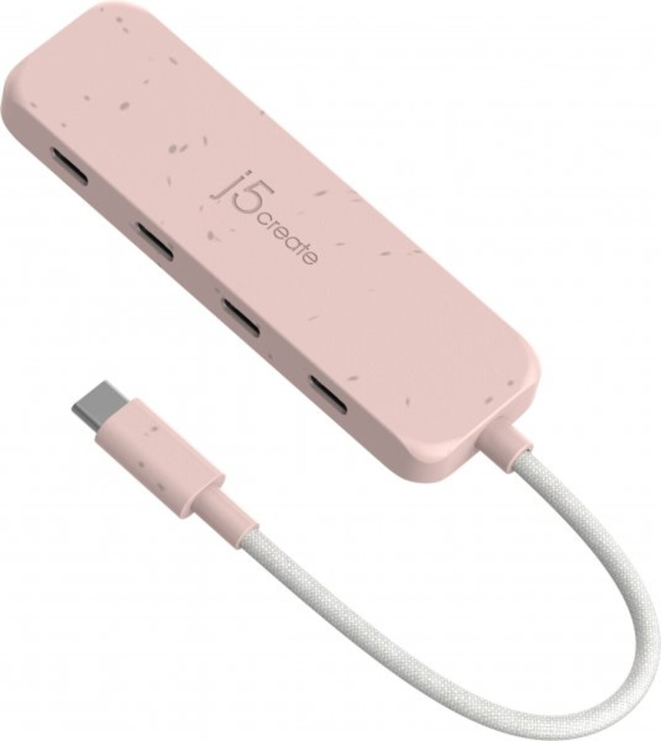 Хаб USB J5create USB 3.2 USB-С 4 USB-С Earth Rose (JCH345ER-N) - Фото 1