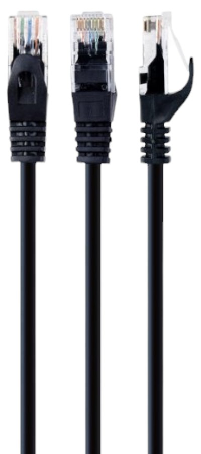 Кабель патч-корд Cablexpert Cat 6 UTP 50u 1.5 м Black (PP6U-1.5M/BK) - Фото 1