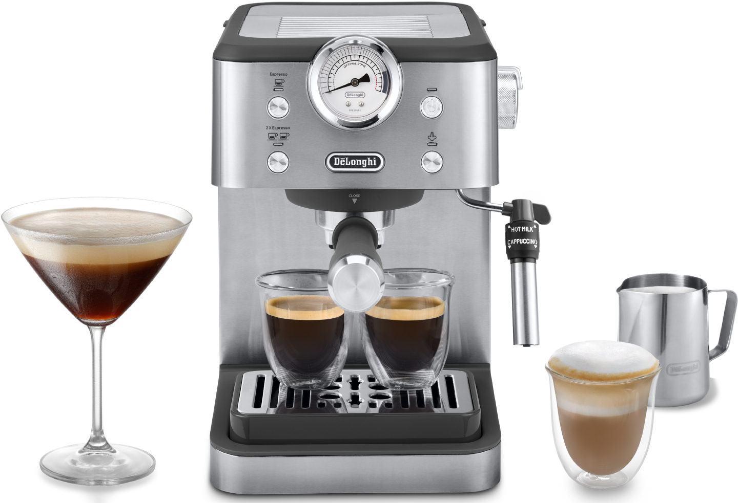 Кофеварка рожковая Delonghi EM450.M Classic - Фото 1