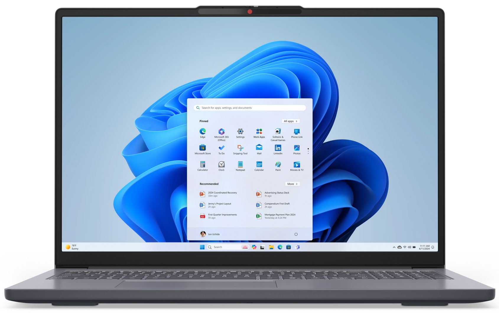 Ноутбук Lenovo IdeaPad Slim 3 16IRH10 (83K2007ERA) Luna Grey - Фото 1