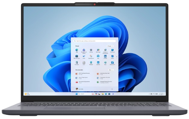 Ноутбук Lenovo IdeaPad Slim 3 16ARP10 (83K8005ARA) Luna Grey - Фото 1
