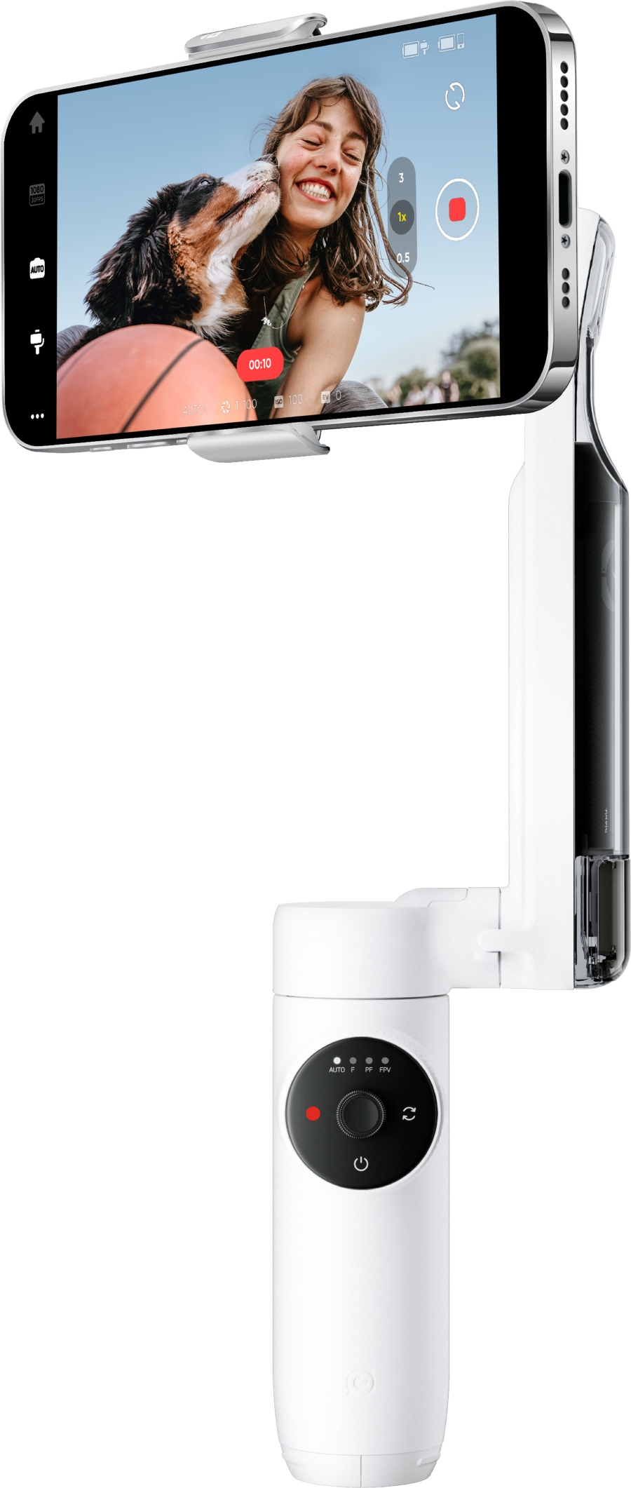 Стедикам Insta360 Flow Creator Kit White (CINSABBA/B) - Фото 1