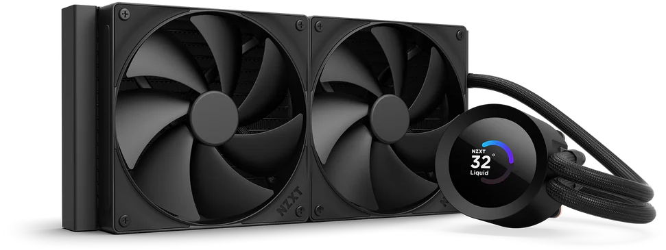 Водяная система охлаждения NZXT Kraken Plus V2 280mm Black (RL-KN280-B2) - Фото 1