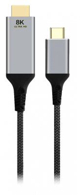 Кабель синхронизации данных Cablexpert USB-C на HDMI (A-CM-HDMIM8K-2M) - Фото 1