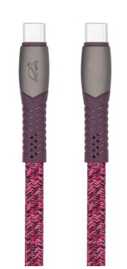 Кабель синхронизации данных RIVACASE USB 2.0 Type-C/Type-C (PS6105 RD12) - Фото 1