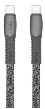 Кабель синхронизации данных RIVACASE USB 2.0 Type-C/Type-C (PS6105 GR12) - Фото 1
