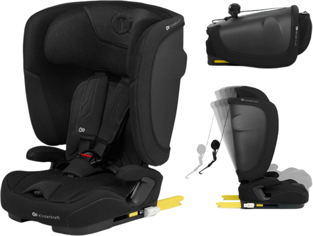 Автокресло Kinderkraft Fix2Go i-Size Black (KCFI2GO0BLK0000) - Фото 1
