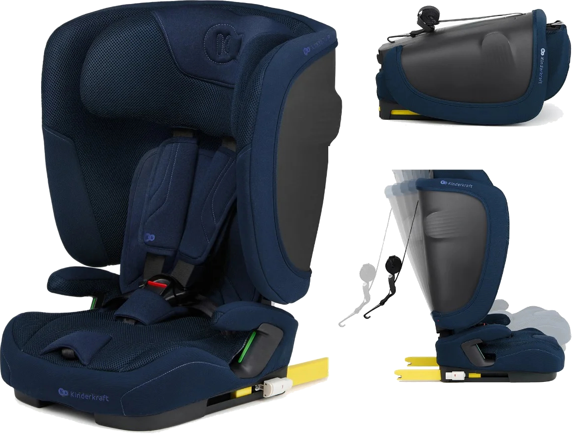 Автокресло Kinderkraft Fix2Go i-Size Navy (KCFI2GO0NAV0000) - Фото 1