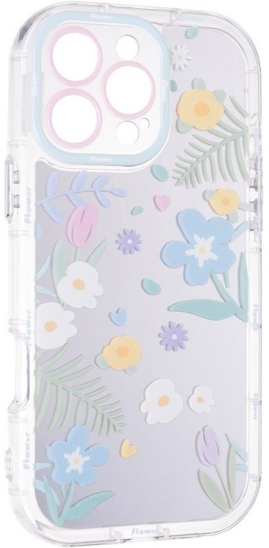 Чехол для смартфона Gelius Mirror Case for iPhone 16 Pro Max Flowers (101635) - Фото 1