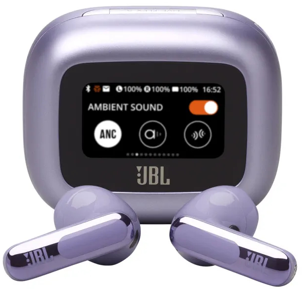 Наушники вкладыши беспроводные TWS JBL Live Flex 3 Purple (JBLLIVEFLEX3PUR) - Фото 1