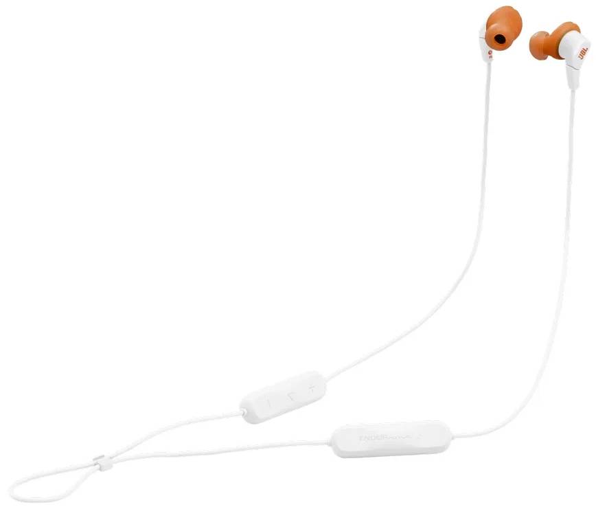 Наушники вкладыши беспроводные JBL Endurance Run 2 Wireless White (JBLENDURRUN3BTWHT) - Фото 1