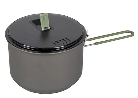 Каструля туристична Bo-camp Explorer Hard Anodized 1L Grey/Green (2200236) - Фото 1