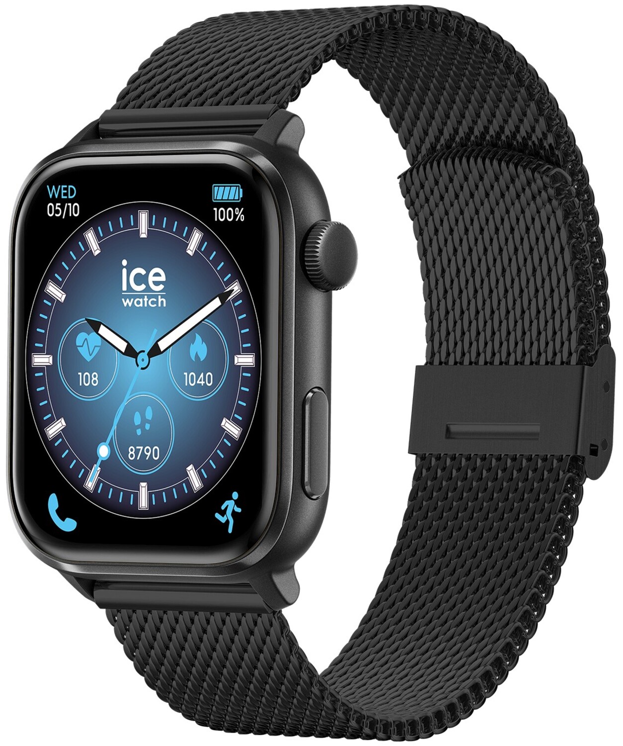 Купить Смарт-часы Ice-Watch ICE smart 3.0 rectangular 1.78 Black Milanese (024300) - Фото 1 Смарт-часы Ice-Watch ICE smart 3.0 rectangular 1.78 Black Milanese (024300) - Фото 1