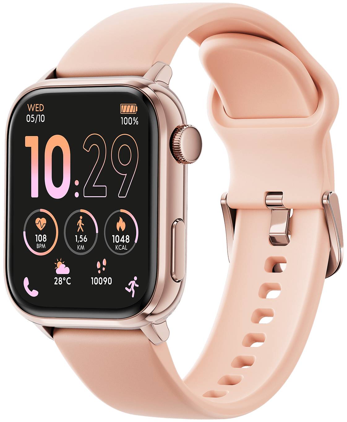 Смарт-часы Ice-Watch ICE smart 3.0 rectangular 1.78 Rose-Gold Nude (024303) - Фото 1