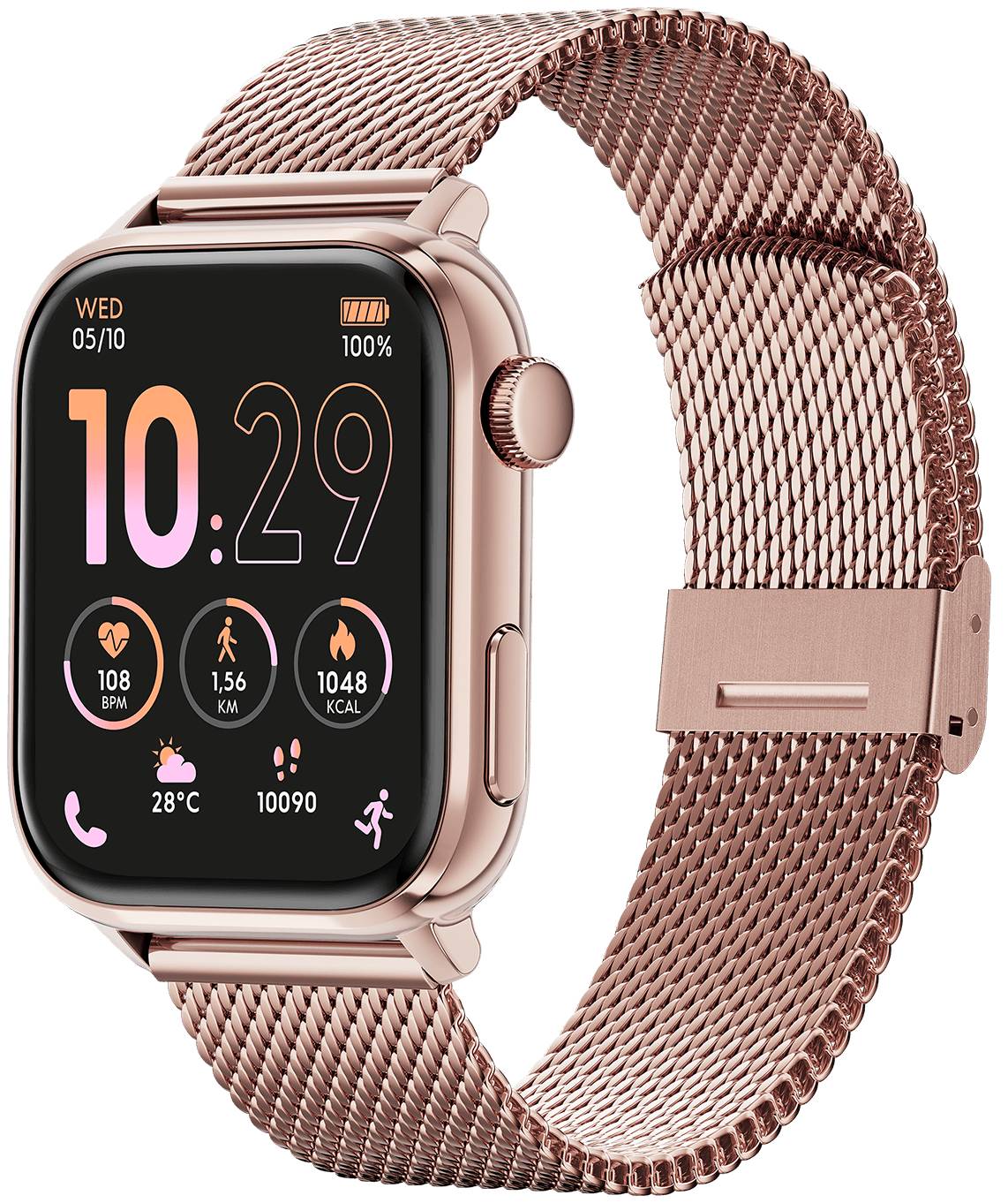 Купить Смарт-часы Ice-Watch ICE smart 3.0 rectangular 1.78 Rose-Gold Milanese (024304) - Фото 1 Смарт-часы Ice-Watch ICE smart 3.0 rectangular 1.78 Rose-Gold Milanese (024304) - Фото 1
