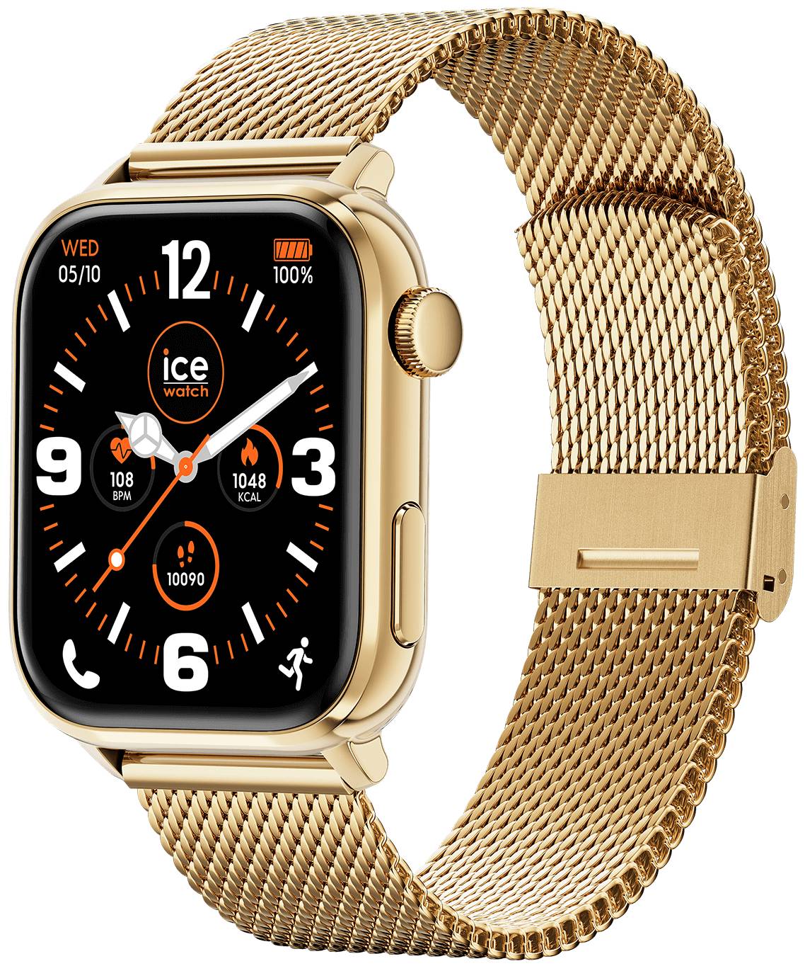 Купить Смарт-часы Ice-Watch ICE smart 3.0 rectangular 1.78 Gold Milanese (024656) - Фото 1 Смарт-часы Ice-Watch ICE smart 3.0 rectangular 1.78 Gold Milanese (024656) - Фото 1