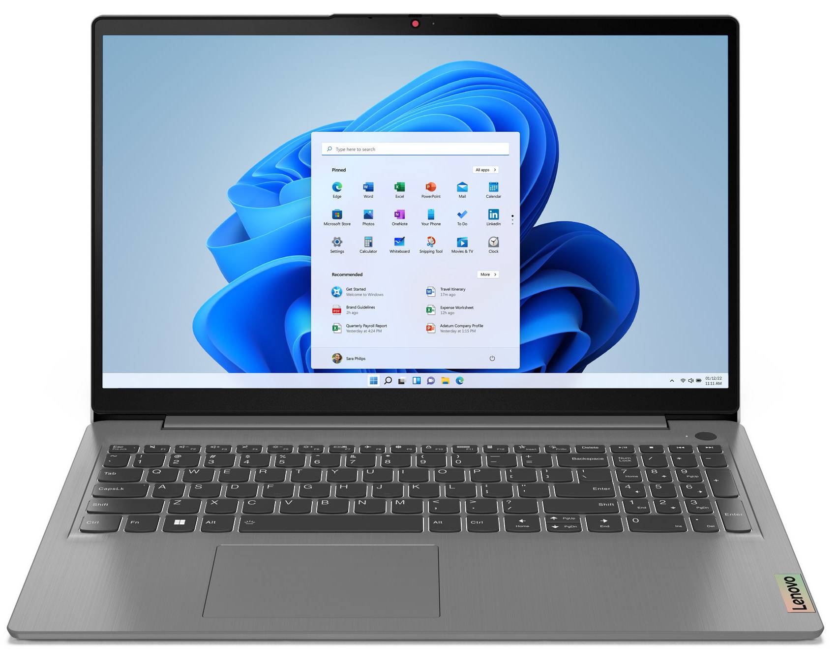 Ноутбук Lenovo IdeaPad 3 15IAU7 (82RK011QRA) Arctic Grey купить - цена ...